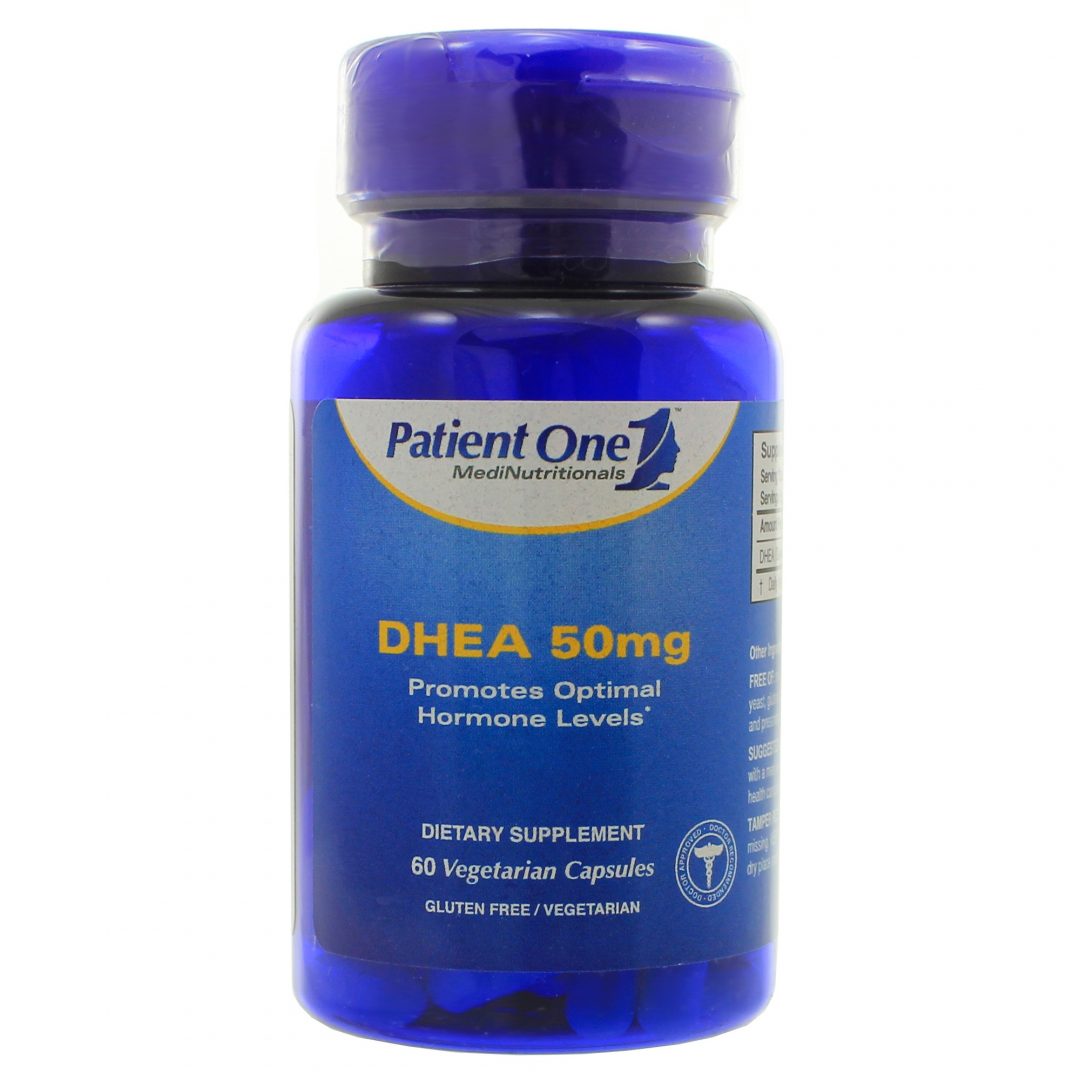 DHEA, Micronized, 50 mg, 60 Caps